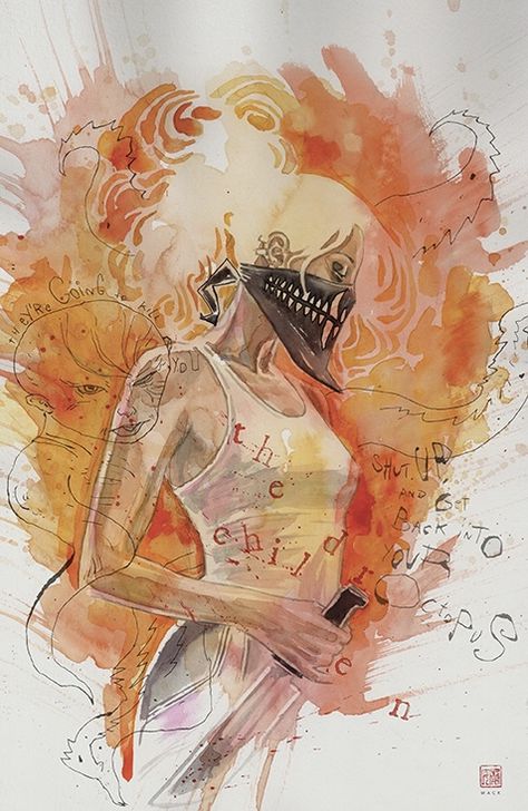 Something is Killing the Children #15 [Boom] | Textless variant cover by David Mack Something Is Killing The Children, David Mack, Children's Comics, Military Gear Tactical, Variant Covers, Comic Book Covers, Comic Book Characters, St George, Comic Covers