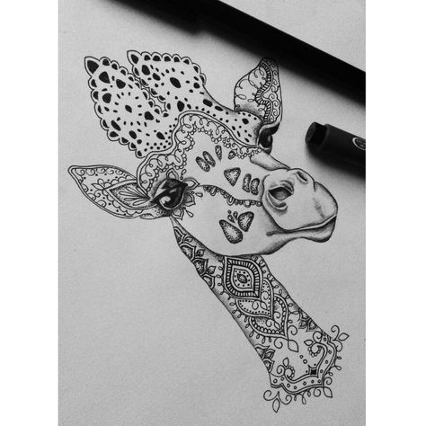 Giraffe for Katie ☺️ #giraffe #mandala #art #artshare #artist_4_help #drawing #artofdrawing #illustratedmonthly #illustration #oliviafaynetattoo Olivia Fayne Tattoo, Giraffe Mandala, Giraffe Tattoo, Tattoo Designer, Birthday Tattoo, Tattoo Board, Long Neck, Tattoo Sleeve Designs, Dec 8