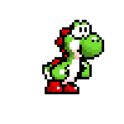 Pixel Yoshi Pixel Tattoo, Secret Of Mana, Mario Yoshi, Piskel Art, Pixel Drawing, Stitch Drawing, Pixel Art Characters, Pixel Art Design, Flash Art