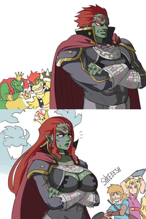 Super Crown, Smash Bros Funny, Nintendo Super Smash Bros, Super Smash Brothers, Video Games Funny, Zelda Art, Cartoon Crossovers, Bleach Anime, Know Your Meme