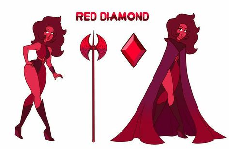 Red Diamond Steven Universe, Steven Universe Red Diamond, Gemsona Ideas, Perla Steven Universe, Steven Universe Diamond, Pink Diamond Steven Universe, Steven Universe Oc, Steven Universe Au, Steven Universe Drawing