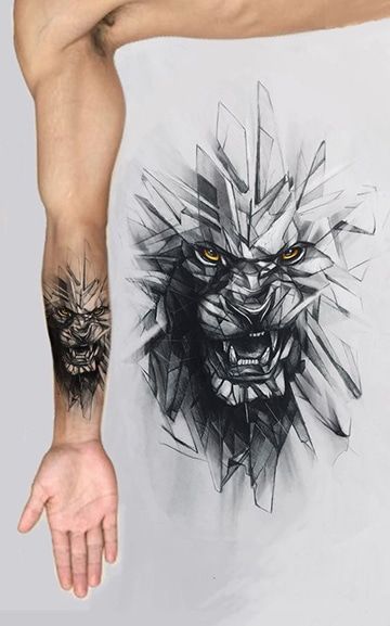 imagenes de tatuajes para dibujar para hombres Pretty Skull Tattoos, Lion Arm Tattoo, Tattoos Polynesian, Skull Hand Tattoo, Wolf Tattoo Sleeve, Polynesian Tattoos, Octopus Tattoos, Tattoo Shirts, Inspiration Tattoos