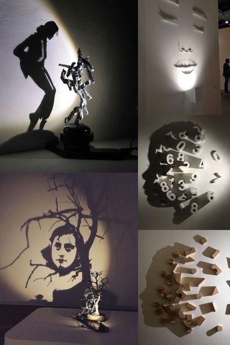 Light And Shadow Sculpture, Instillation Ideas Art, Paper Installation Art, Perceptual Art, Gestalt Art, Anamorphic Art, Photography Installation, Apartment Ideas For Couples, Sculptural Light