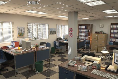 90s Office Police Department Office, Office Reference, Job Office, Business Address, Office Meeting Room, Retro Office, Office Office, Vintage Office, Police Station