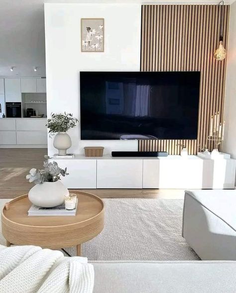 Ruang Tv, Japandi Living, Home Hall Design, Casa Country, Apartment Living Room Design, Living Room Design Inspiration, Home Design Living Room, Apartment Decor Inspiration, Woodworking Videos