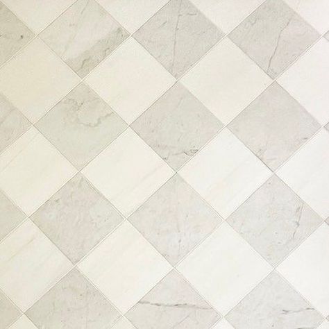 Bathroom Floor Tile And Shower Tile, Classic Tile Flooring, Small Powder Room Floor Tile Ideas, Square Bathroom Floor Tile, Powder Room Tile Floor Ideas, Checkered Floor Tiles Kitchen, Soft Checkered Floor, Classic Tile Floor Kitchen, Simple Tile Design