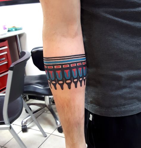 Alaskan Tattoos, Wrist Band Tattoo, Armband Tattoos For Men, Native American Tattoo, Native American Tattoos, Native Tattoos, Armband Tattoo Design, American Tattoos, Arm Band Tattoo