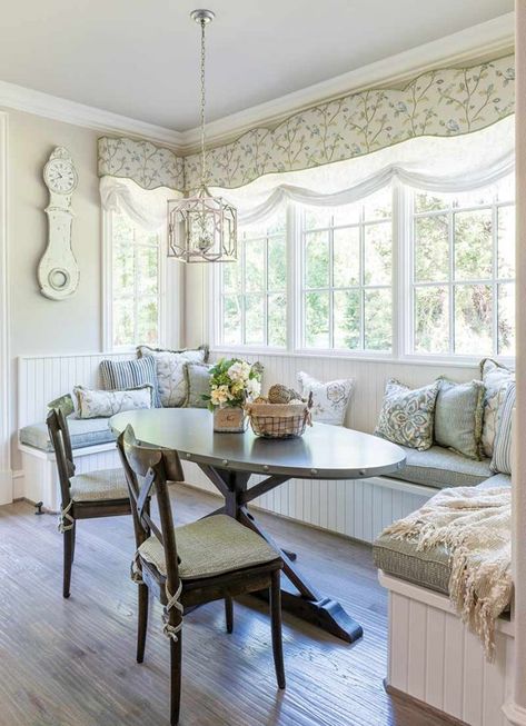 This Cottage Is Straight Out of a Fairy Tale - Cottage Journal White Beadboard, Fairy Tale Cottage, Cottage Journal, French Country Kitchen, Kitchen Nook, French Cottage, Living Room Windows, A Fairy Tale, French Country Style