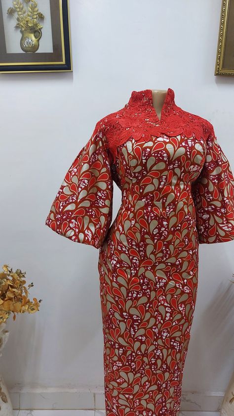 High Neck Ankara Gown, Pencil Gown Ankara Styles, Arewa Ankara Gown Styles, Ankara Gown Styles For Women, Ankara Pencil Gown, Pencil Gown Styles, Ankara Pencil Dress, Ankara Gown Style, Gown Ankara Styles