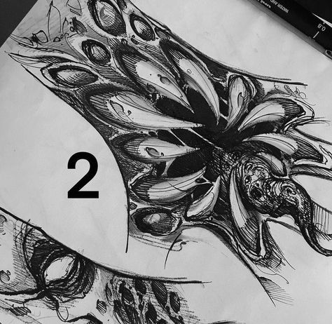 Bioorganic Tattoo Design, Creepy Tattoo Ideas Dark Art, Dark Hand Tattoos, Biomech Tattoo, Biomechanical Tattoo Design, Wörter Tattoos, Satanic Tattoos, Bio Organic Tattoo, Organic Tattoo