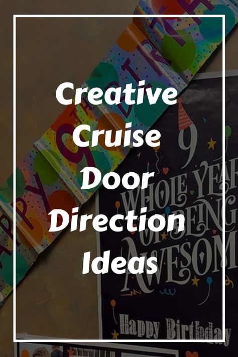 Explore a variety of creative ideas for decorating your cruise ship door. Gain inspiration and find unique ways to personalize your door with distinctive designs. Elevate your onboard experience by adding a touch of personal flair to make sure you can easily spot which room is yours in the hallway. Whether you prefer an elegant touch or a fun and quirky style, there are plenty of options to choose from that suit your taste and help create lasting memories of your cruise vacation. Door Decorations Cruise Ship, Cruise Ship Cabin Door Decoration Ideas, Carnival Cruise Door Decorations Ideas, Disney Cruise Door Decorations Ideas, Cruise Ship Door Decoration Ideas, Cruise Cabin Door Decorations, Cruise Ship Door Decorations, Cruise Door Decorations Ideas, Cabin Door Decorations