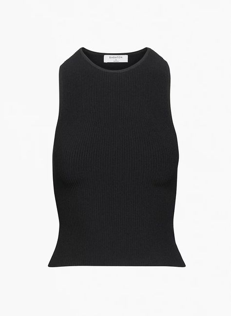 Minimal Wardrobe, Free Jeans, Women's Sweaters, Knit Tank, Softest Sweater, Fitted Sweater, Knit Tanks, Print Pattern, Cropped Hoodie