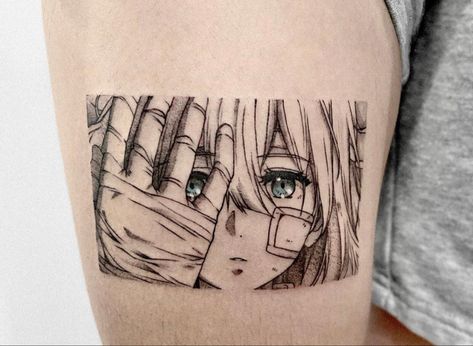 Violet Evergarden Tattoo, Evangelion Tattoo, Cool Finger Tattoos, Horrible Tattoos, Master Tattoo, Grunge Tattoo, Saved Tattoo, Violet Evergarden Anime, Anime Tattoo