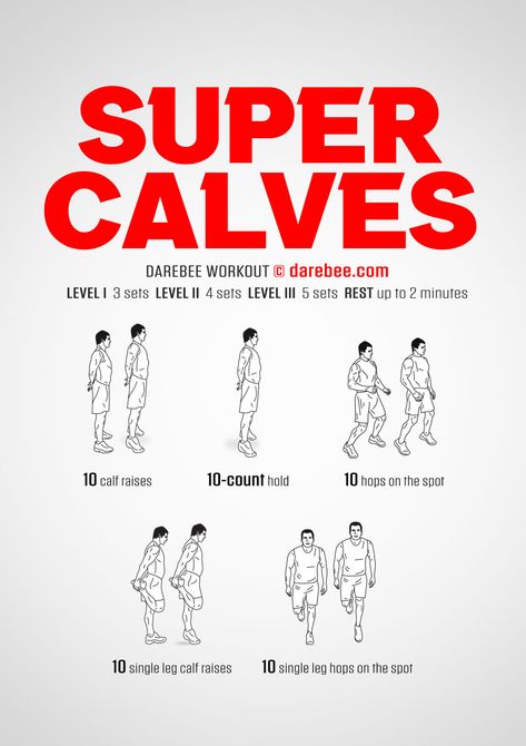 Super Calves Workout Best Calves Workout, At Home Calves Workout, Calve Exercises, Build Calf Muscles, Small Calf Workout, Calves Workout At Home, Calf Workout At Home, Workout Calves, Strong Calves