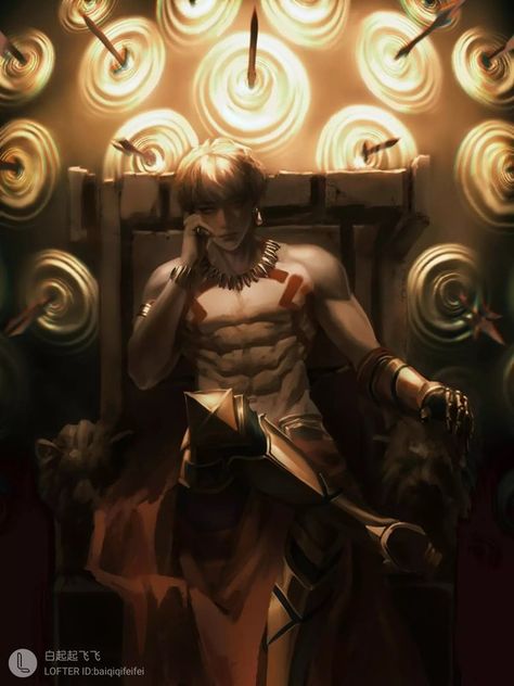 King Gilgamesh, Gilgamesh And Enkidu, Gilgamesh Fate, Wildest Fantasy, Fate Servants, Fate Stay Night Anime, Fate Anime Series, Rich Life, Stay Night