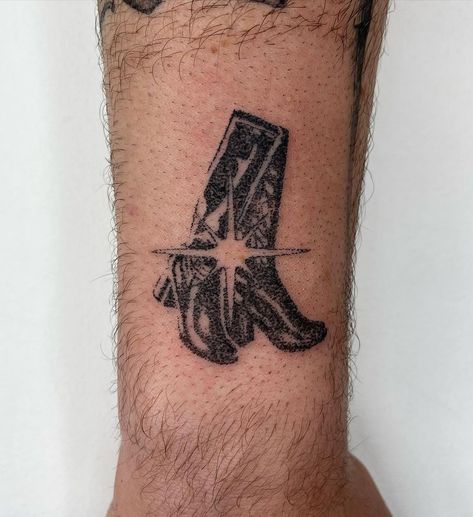 Gogo Boots Tattoo, Shoes Tattoo Design, Boots Tattoo, Shoe Tattoo, Boot Tattoo, Stick Poke Tattoo, Shoe Tattoos, Cherry Tattoos, Pointy Boots