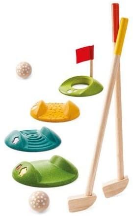 Plan Games Mini Golf- Full Set Outdoor Mini Golf, Womens Golf Fashion, Golf Set, Kids Golf, Plan Toys, Golf Wear, Golf Training, Mini Golf, Golf Outfits Women