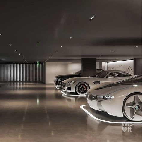 بيوت ملكية, Luxury Car Garage, Hiasan Bilik Tidur, Luxury Garage, Luxury Lifestyle Dreams, Super Luxury Cars, Best Luxury Cars, Garage Design, Luxury Homes Dream Houses