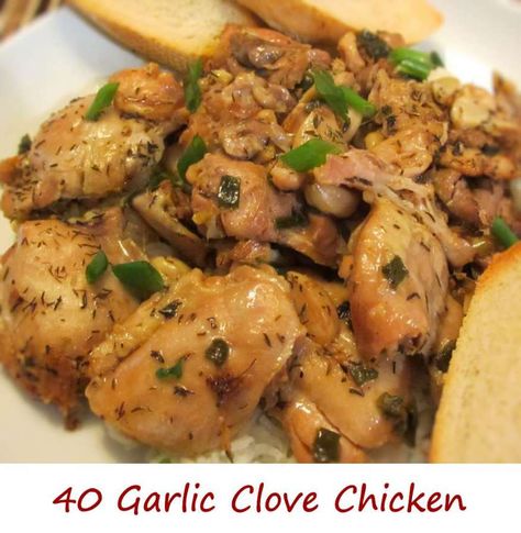 40 Garlic Clove Chicken Garlic Clove Chicken, Garlic Dishes, 40 Clove Garlic Chicken, Garlic Chicken Wings Recipe, Garlic Chicken Wings, Chicken Life, Garlic Clove, House Smell, Chicken Wing Recipes