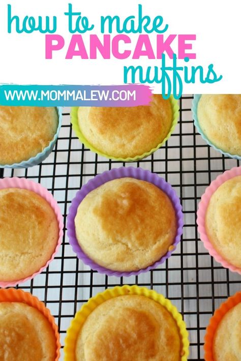 Pancake Muffins With Syrup Inside, Pancakes In Cupcake Pan, What Else Can You Make With Pancake Batter, Using Pancake Mix For Muffins, Pancake Mix Cupcakes Recipe, Pancake Cupcakes Recipe, Muffins Out Of Pancake Batter, Muffins Made With Pancake Batter, Bisquick Pancake Muffins