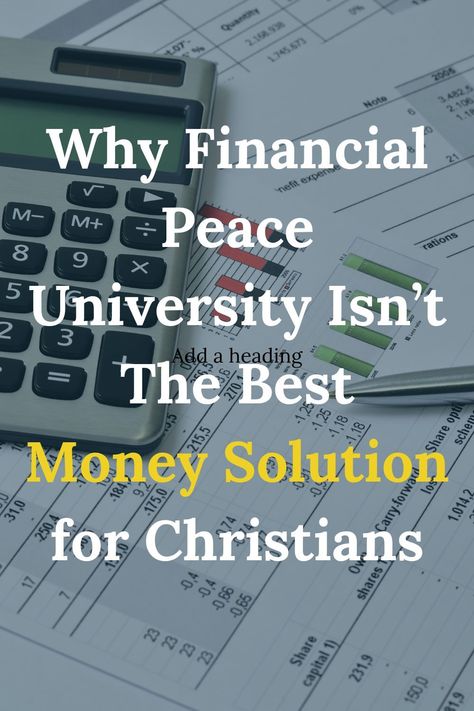 Is Financial Peace University The Best Money Management Solution For Christians? Financial Peace University, Debt Freedom, Financial Peace, Create A Budget, Emergency Fund, Bible Encouragement, Budgeting Tips, Money Mindset, Student Loans