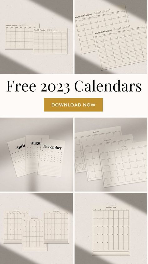 Free Printable Calender, Free Monthly Planner, Free Printable Monthly Planner, Free Monthly Calendar, Free Printable Calendar Templates, Free Planner Templates, 2023 Printable, Weekly Planner Free Printable, Monthly Printable