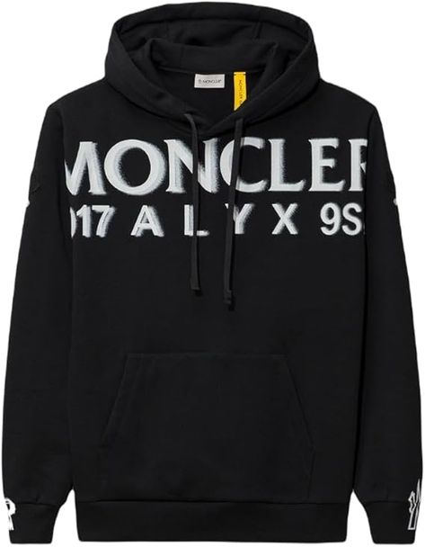 Amazon.com: Moncler, Hoodie Sweater, S, Black, Unisex : Luxury Stores Moncler Hoodie, Modern Urban Style, Moncler Genius, 1017 Alyx 9sm, Man Logo, Innovative Fashion, Outdoor Wear, Cotton Hoodie, Mr Porter