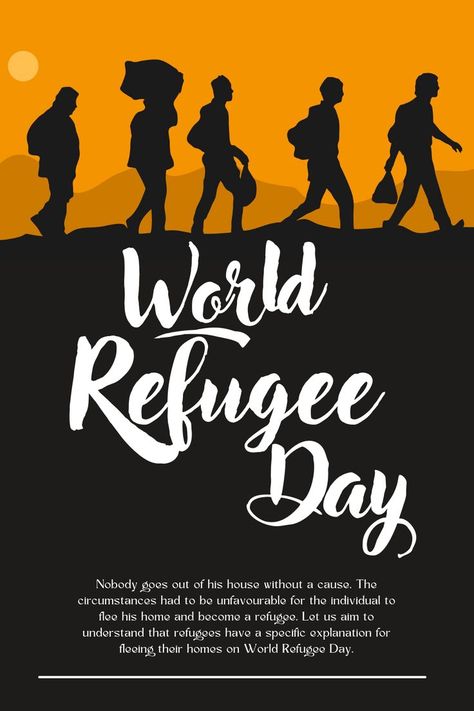 Happy World Refugee   Day! Refugees Art, Refugee Day, Freedom House, World Refugee Day, Cad Design, Day Wishes, Syria, How To Become, Let It Be