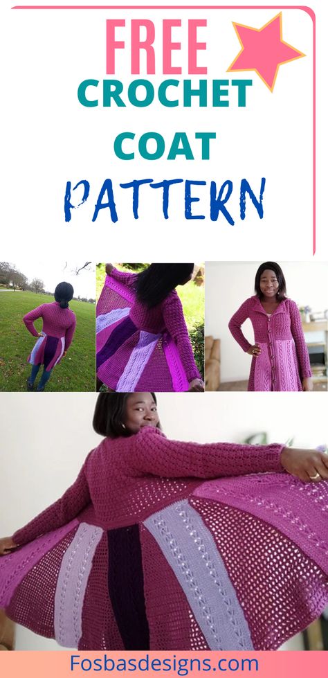 Crochet Duster Sweater Pattern Free, Crochet Housecoat Free Pattern, Free Crochet Coat Patterns For Women, C2c Crochet Cardigan, Crochet Clothes Patterns Free Winter, Plus Size Crochet Cardigan Pattern Free, Crochet Housecoat, Plus Sized Crochet, Crochet Duster Pattern Free