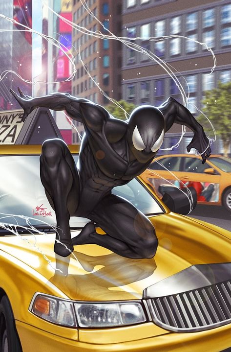 Masked Vigilante, Inhyuk Lee, Marvel Ultimate Spider Man, Spider Sona, Spiderman Black, Symbiote Spiderman, Harry Osborn, Venom Art, Ultimate Spider Man