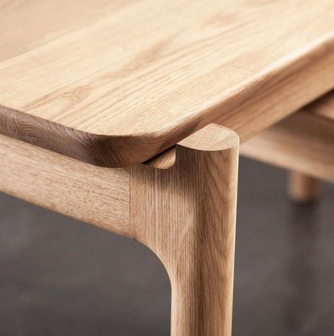 Island Detail, Moveable Island, White Oak Table, Coffee Table Inspiration, Learn Design, Furniture Design Chair, Furniture Details Design, Woodworking Inspiration, Woodworking Joints