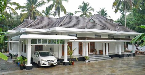 Small House Design Kerala, Kerala Traditional House, Best Home Plans, House Structure Design, Single Floor House Design, Elegant House, Indian Home Design, Modern Bungalow House, Kerala House Design