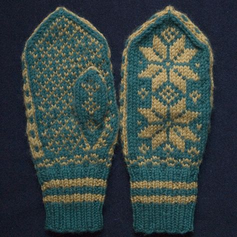 Norwegian Mittens - Knitting Traditions Norwegian Mittens, Mittens Knitting, Colorwork Chart, Norwegian Knitting, Knitted Mittens Pattern, Double Pointed Needles, Mittens Pattern, Color Flower, Dk Weight Yarn