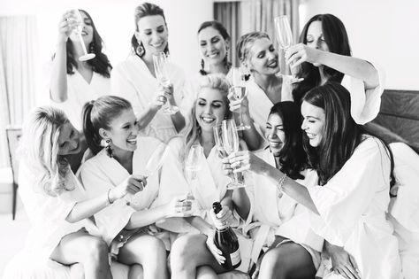 Here’s When (and Why) You Should Consider an Honorary Bridesmaid Honorary Bridesmaid, Blue Bridesmaid Dresses Short, Wedding Bridesmaids Dresses Blue, Bridesmaid Duties, Stunning Wedding Venues, Bridesmaid Ideas, Brides Babes, Beautiful Bridesmaid Dresses, White Bridesmaid Dresses