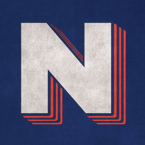 N layered effect alphabet typography | free image by rawpixel.com / Cuz Letter N Font, N Typography, N Font, N Alphabet, Alphabet N, Alphabet Typography, Design Kaos, S Alphabet, Typography Alphabet