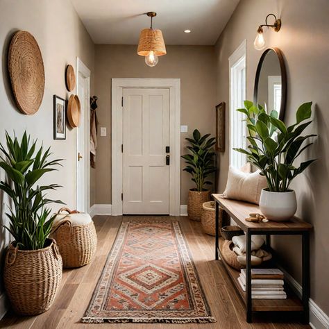 Is your entryway warm and inviting, or is it just a drop zone for shoes and keys? This small but mighty space deserves love! A cozy rug, a statement mirror, or even a simple bowl for keys can make all the difference. Think of it as a little preview of your home’s personality. So tell me—what’s the vibe of your entryway? Cozy and welcoming? Minimal and modern? Let’s chat! Small Entryway Ideas Farmhouse, Entryway Ideas Farmhouse, Bowl For Keys, Cozy Entryway, Farmhouse Entry Table, Staircase Gallery, Entryway Styling, Modern Entryway Decor, Small Entryway Ideas