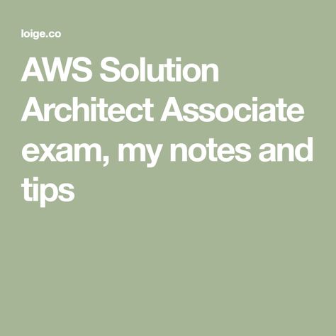 Aws Solutions Architect Associate, Aws Solutions Architect, Aws Certification, Solutions Architect, Cloud Computing Technology, Tips For Studying, Aws Cloud, Amazon Web Services, Solution Architect