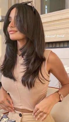 Haircut Selfie, Photo Hijab, Cute Hairstyle, Hairstyles For Layered Hair, Hijab Girl, Spring Hairstyles, Hair Color Trends, Layered Haircuts, Layered Hair