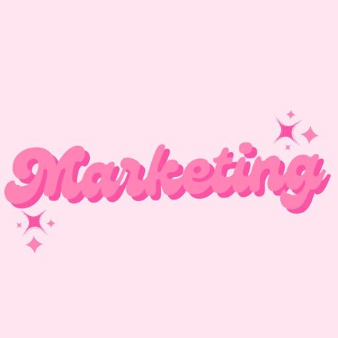 Marketing Girly Aesthetic, Marketing Aesthetic Wallpaper, Pink Business Aesthetic, Marketing Girlies, Pink Marketing, Girly Graphic Design, Bedazzled Liquor Bottles, Girly Boss, Barbiecore Aesthetic