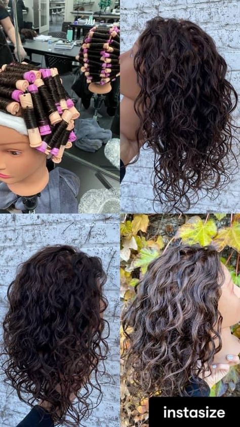 Permed Hair Medium Length, Perms For Medium Hair, Spiral Perm Long Hair, Loose Curl Perm, Wavy Hair Perm, Hair Routine Curly, Perm Curls, Curled Hairstyles For Medium Hair, Long Hair Perm