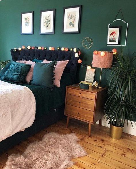 I love green so today’s Sunday Share is @harrison_nate_and_me gorgeous bedroom. For the last few weeks I’ve started doing a Sunday post looking for small accounts and small businesses to share and follow. I’ve discovered some real gems it also really helps me because I get so many DMs asking to share events, hashtags, small businesses and this way everyone is in one place if that makes sense? So who should I know about? What’s you favourite Indy business o Gorgeous Bedrooms, Green Bedroom, Green Walls, Green Sofa, Bedroom Green, Bedroom Layouts, Modern Bed, My New Room, New Room