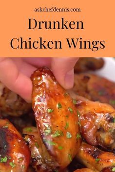 Tequila Lime Chicken Wings, Wings Recipe Baked, Drunken Chicken, Wing Sauce Recipes, Chicken Wing Sauces, Bbq Wings, Chicken Wings Recipe, Wings Recipe, Tasty Videos