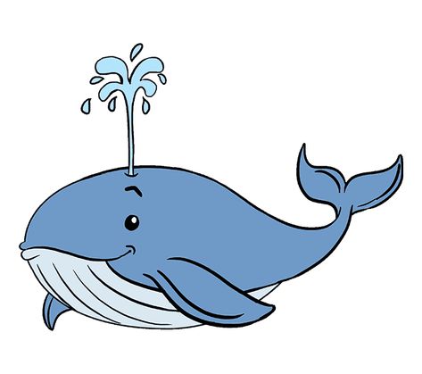 How to Draw a Whale in a Few Easy Steps | Easy Drawing Guides Whale Cartoon Drawing, Blue Whale Drawing, Whale Pictures, Whale Drawing, Cartoon Whale, Whale Painting, Elephant Coloring Page, Children Sketch, Cute Whales