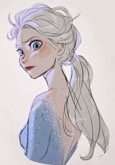 Elsa Drawing, Dreamworks Characters, Frozen Fan Art, Frozen Art, Arte Monster High, Disney Princess Pictures, Disney Frozen Elsa, Disney Princess Art, Princess Art