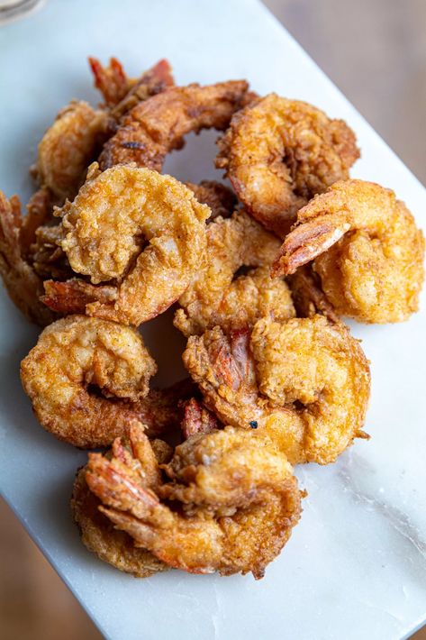 Crispy Buttermilk Fried Shrimp Buttermilk Fried Shrimp, Buttermilk Shrimp, Crispy Fried Shrimp, Make Buttermilk, Fried Shrimp Recipes, Best Shrimp Recipes, Fancy Appetizers, How To Make Buttermilk, Savory Foods