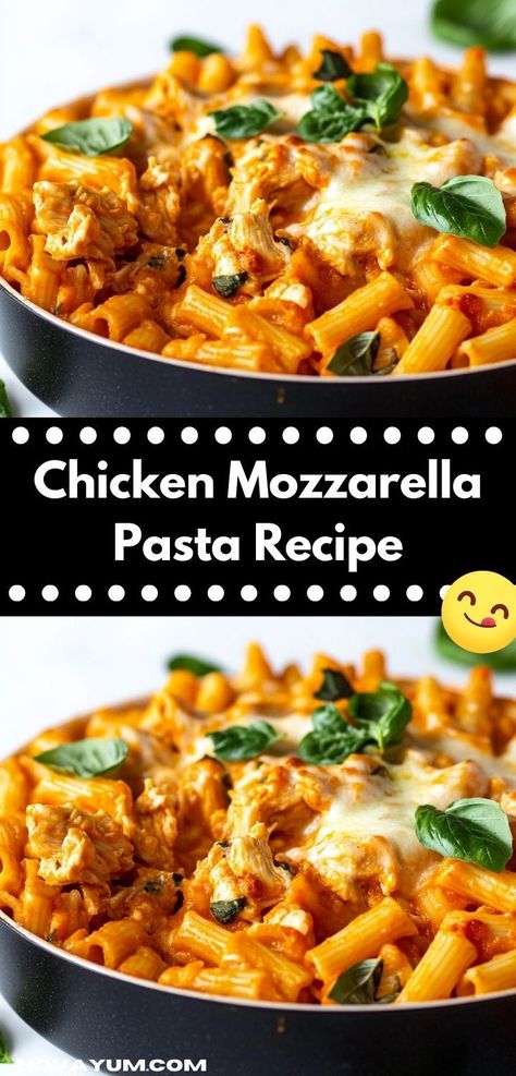 Need a quick weeknight solution? Discover the simplicity of Chicken Mozzarella Pasta! This easy dinner recipe combines fresh ingredients for a delightful meal, making it ideal for family gatherings or cozy nights in. Chicken Mozzarella Pasta, Chicken Bites Recipes, Chicken Mozzarella, Mozzarella Pasta, Chicken With Italian Seasoning, Mozzarella Chicken, Cheesy Pasta, Chicken Bites, Tender Chicken