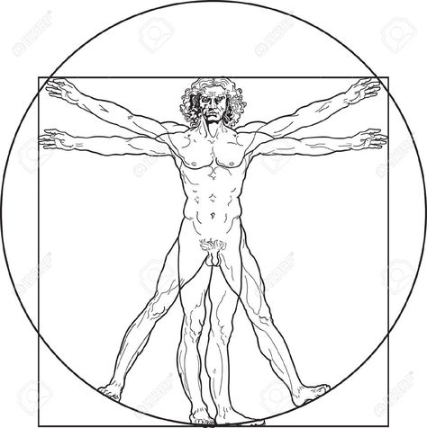 Vitruvian Man Tattoo, The Vitruvian Man, Vitruvian Man, Man Sketch, Flash Sheet, Desenho Tattoo, Detailed Drawings, Tattoo Flash, Creative Tattoos