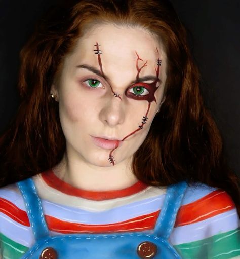 Scary Halloween Makeup, Halloween Film, Scary Halloween Costume, Horror Makeup, Spooky Party, Halloween Makeup Scary, Hilarious Photos, Halloween Style, Ideas Halloween