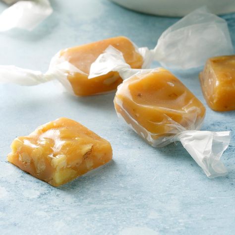 Walnut Caramels Soft Chewy Caramel Recipe, Chewy Caramels Recipe, Yorkshire Pudding Wrap, Caramels Recipe, How To Smell Good, Gelatin Salad, To Smell Good, Honey Cream, Sweet Potato Biscuits