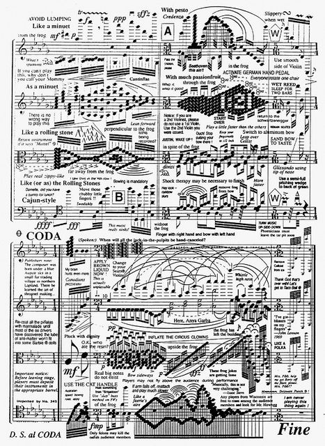 Impossible sheet music by xmarine1973, via Flickr Graphic Score, Marching Band Humor, Band Jokes, Music Jokes, Band Geek, Relatable Posts, Band Humor, Band Memes, Music Blog